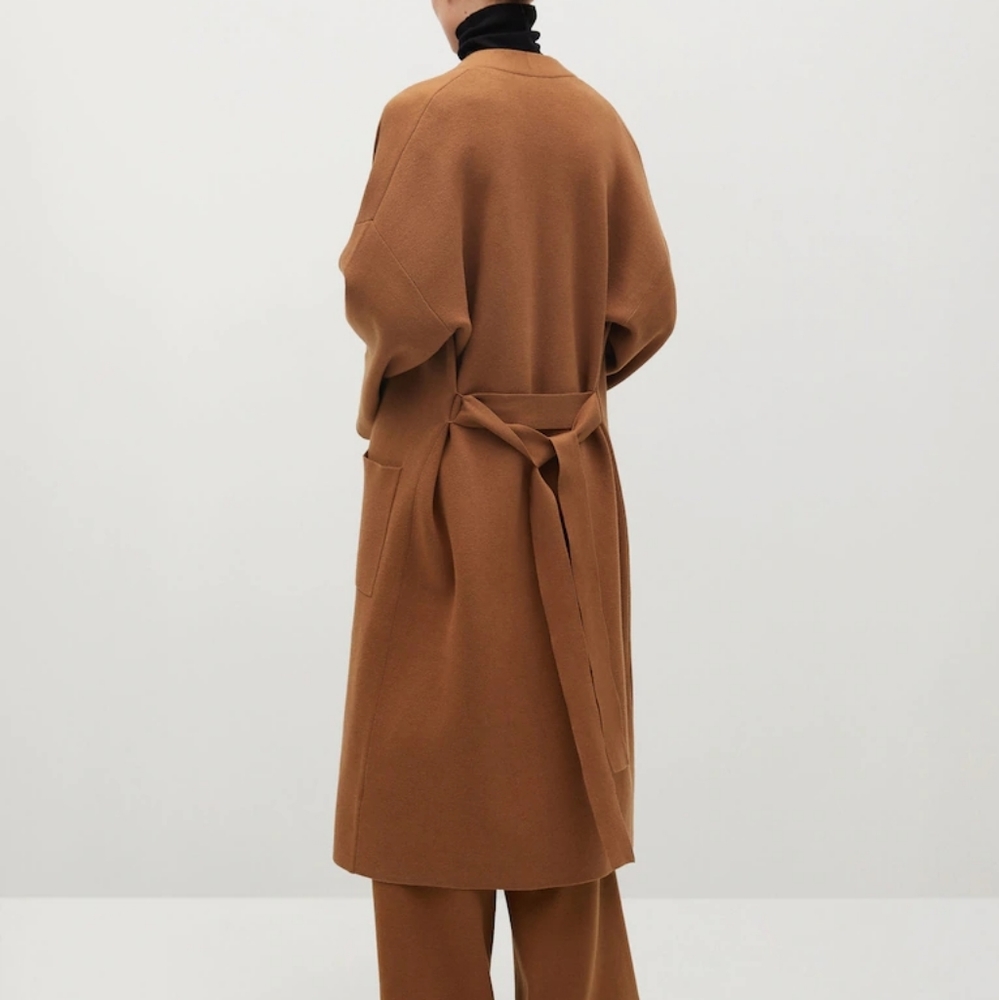 MANGO Belted cardigan - Picture 4 of 7